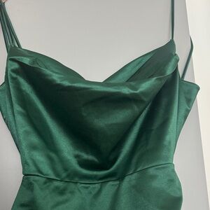 Windsor Deep Green Backless Dress